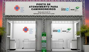ACE-Guarulhos apoia campanha de testes de Covid-19 e vacinação contra gripe para caminhoneiros