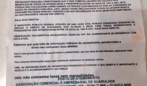 Nota oficial – ACE-Guarulhos não faz atendimento relacionado ao INSS