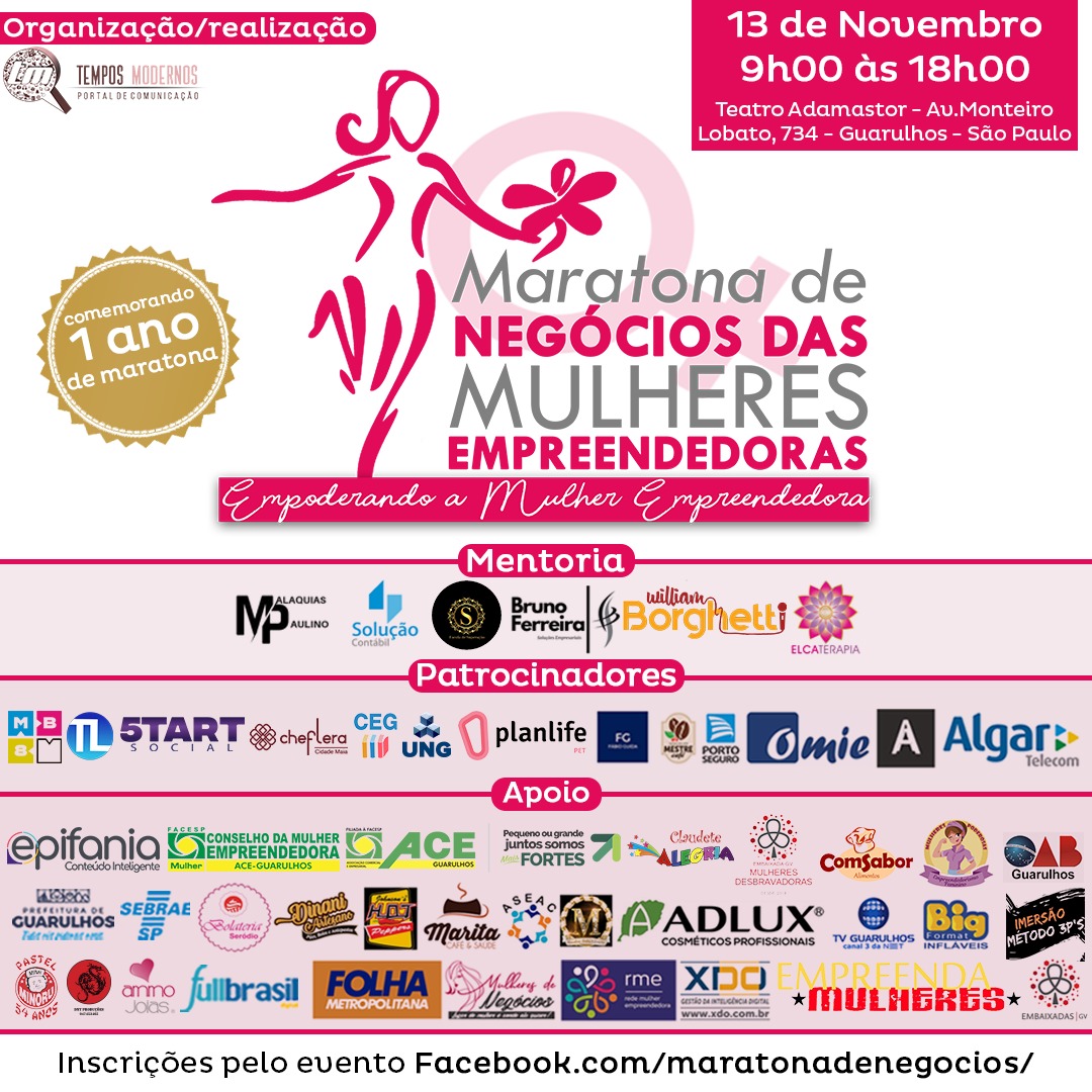 Maratona de Negócios das Mulheres Empreendedoras